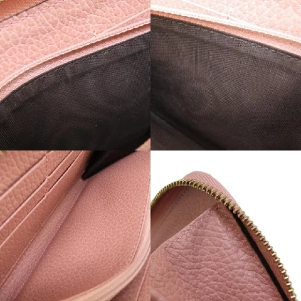 Gucci Vintage Pre-owned Leather wallets Pink Dames