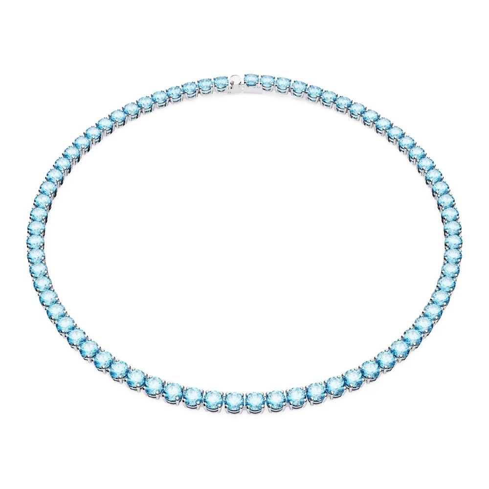 Swarovski Women's Blue Necklace Matrix Tennis 5661187