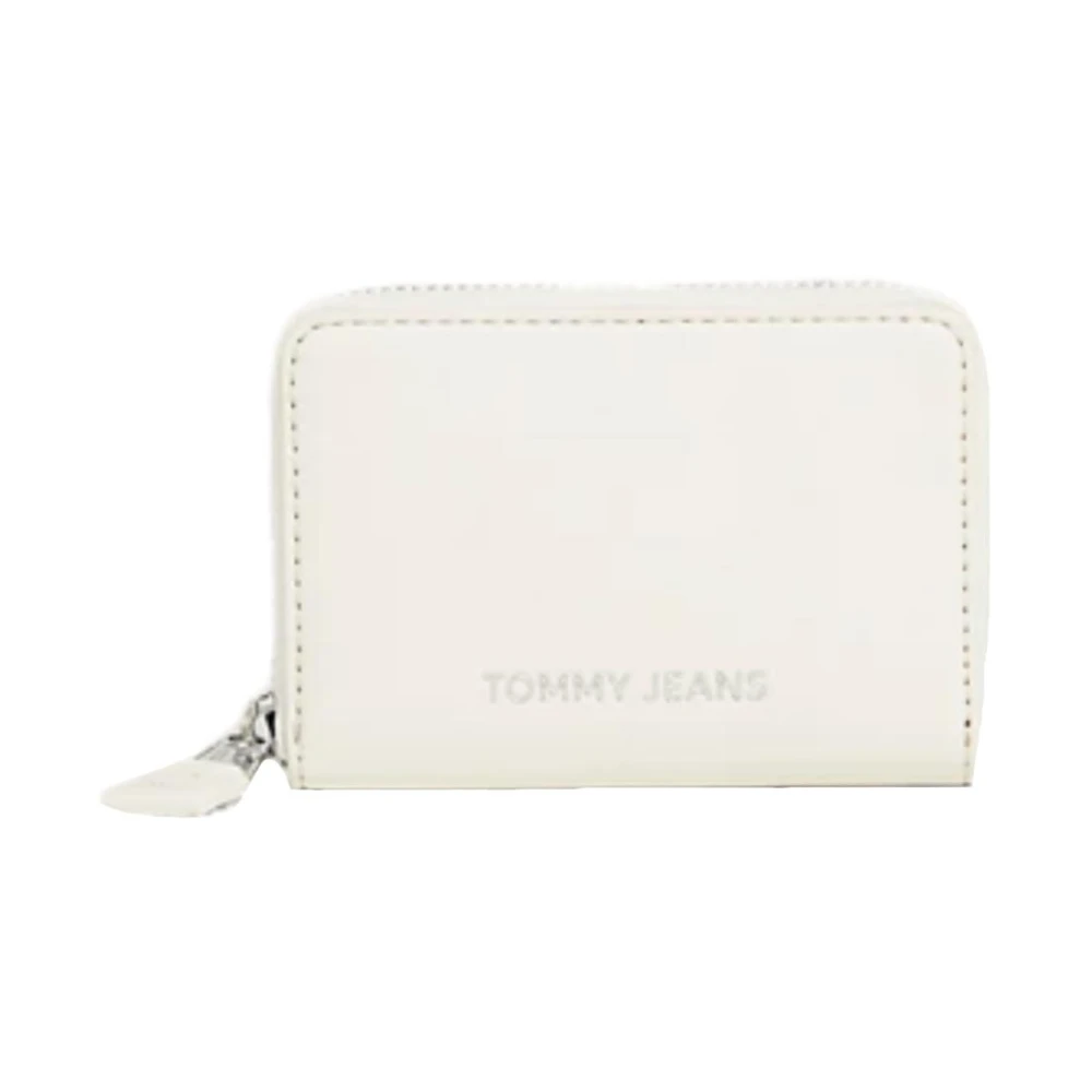 Tommy Hilfiger Elegante Portemonnee met Slimme Compartimenten White Dames