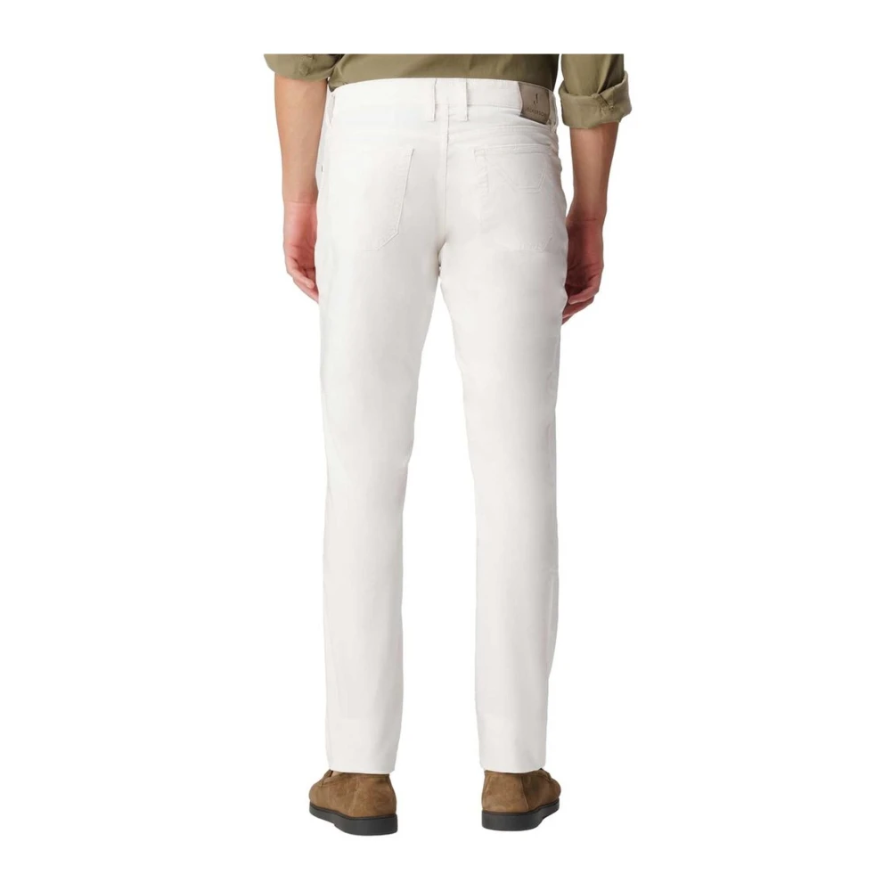 Jeckerson Skinny Fit Katoenmix Broek White Heren