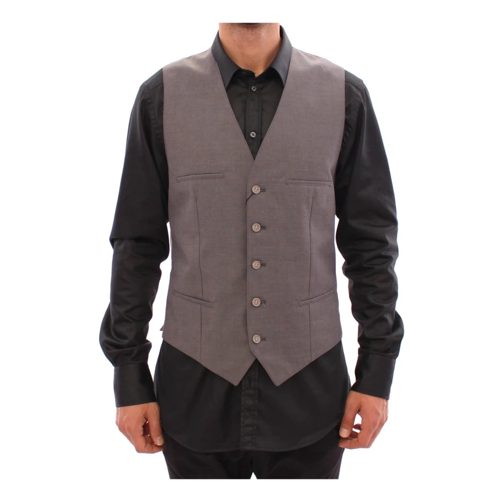 Suits > Suit Vests - - Dolce & Gabbana - Modalova