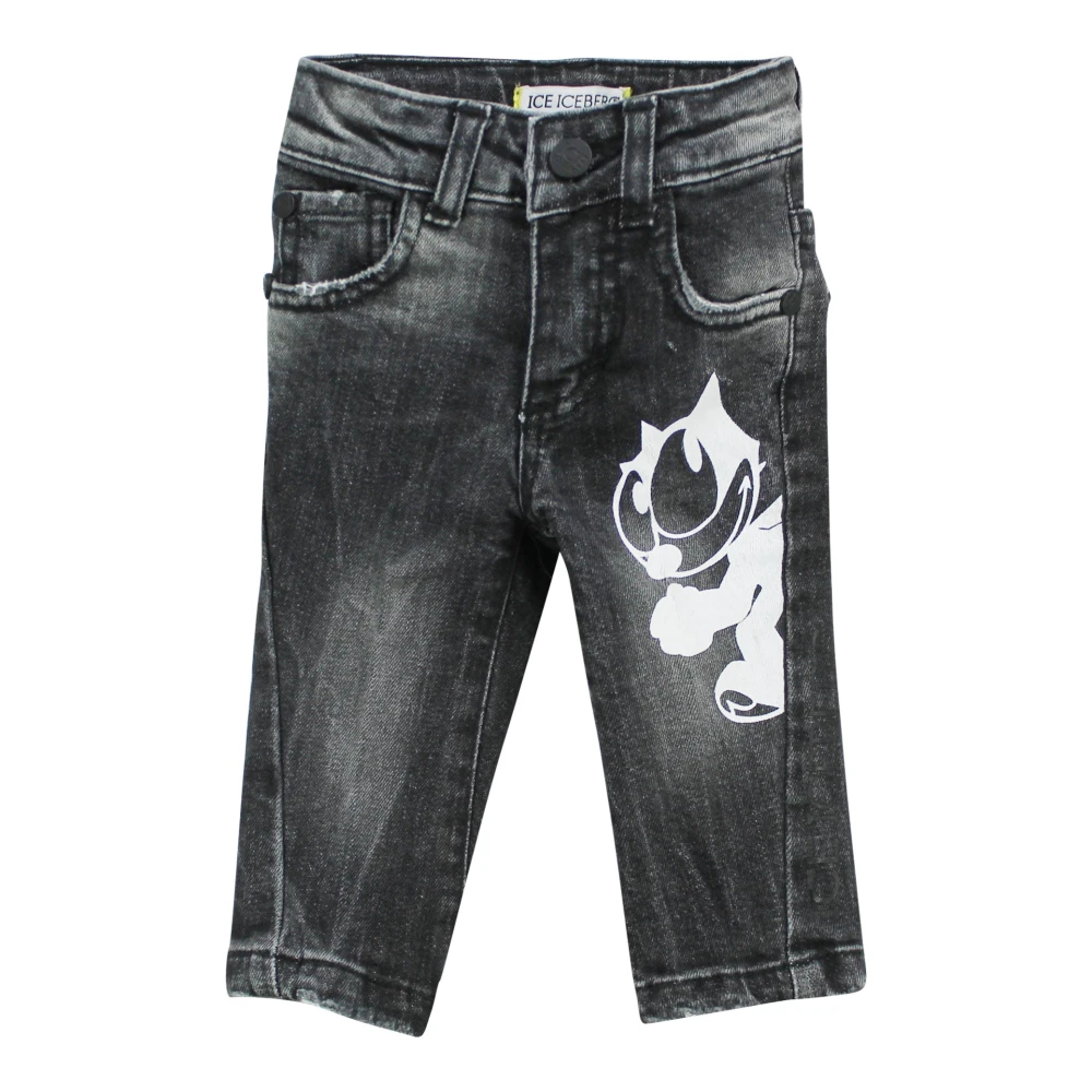 Iceberg Boys Gray 5-Pocket Jeans - Jeans - 6 M - Kids