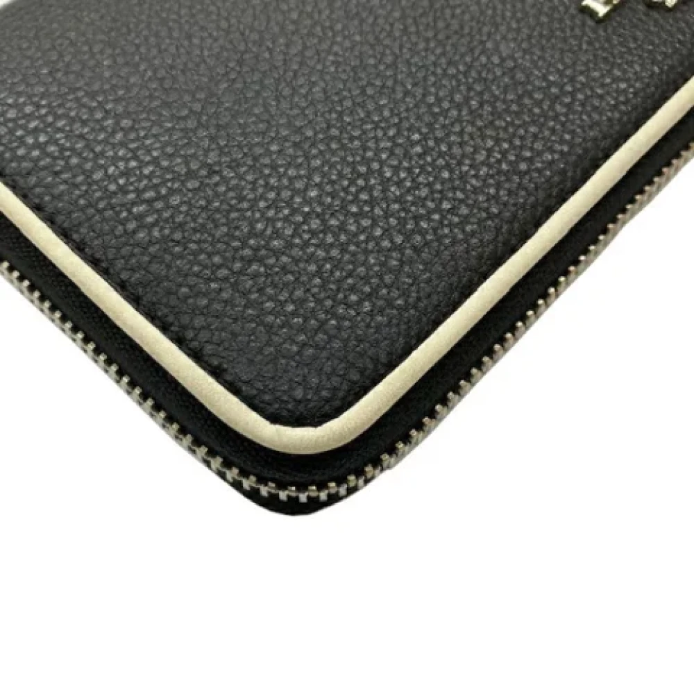 Coach Pre-owned Leather wallets Black Dames