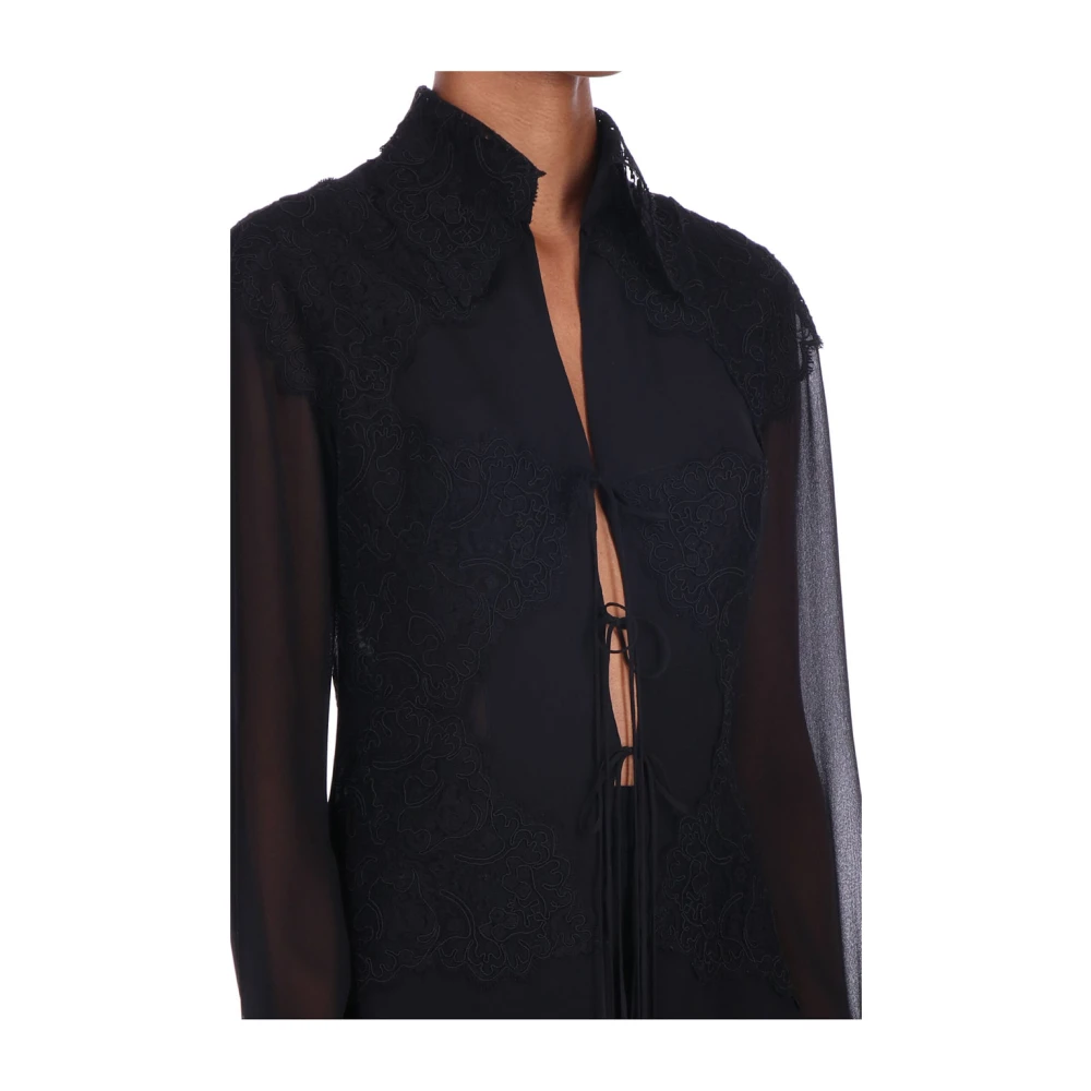 Ermanno Scervino Lange mouwen overhemd Blue Dames
