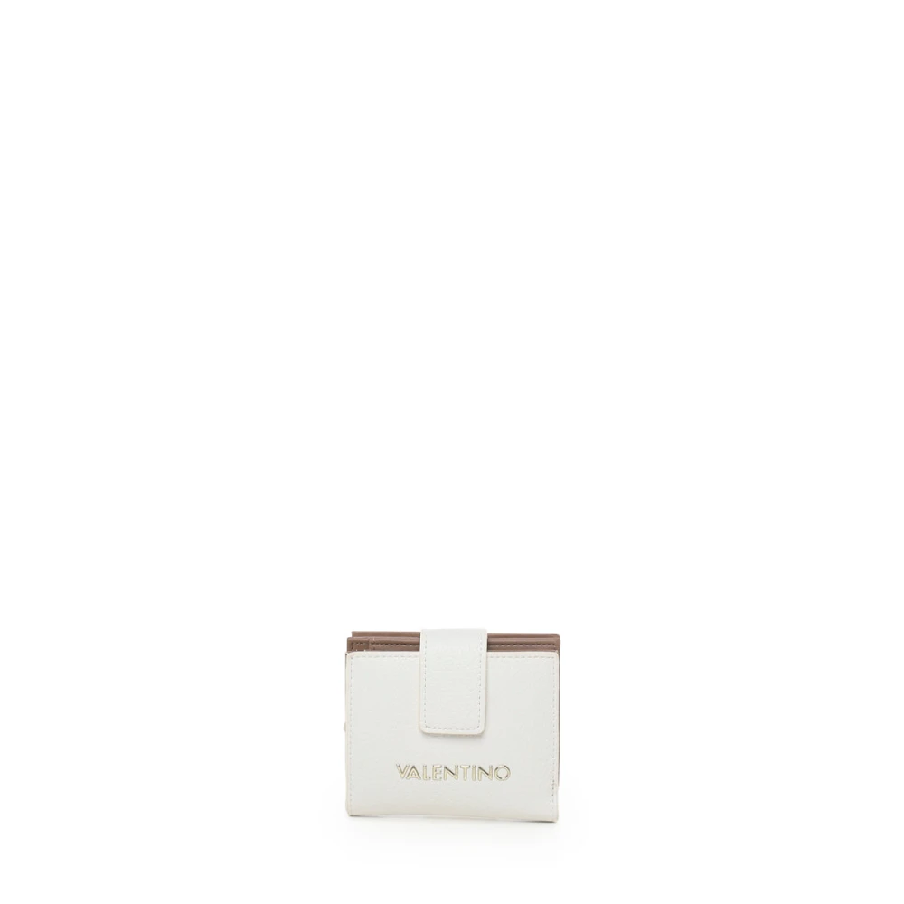 Valentino by Mario Valentino Alexia Portemonnee Bianco Cuoio Stijlvolle Handtas White Dames