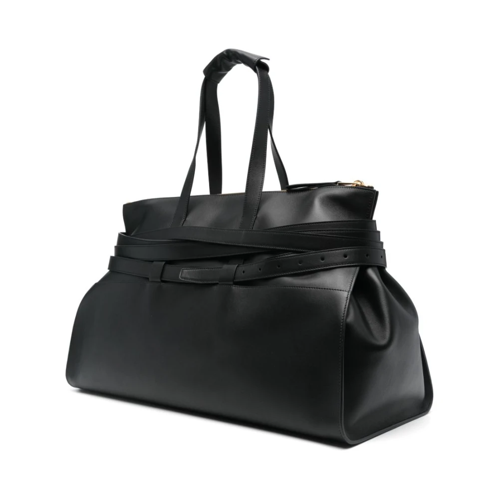 Moschino Zwarte Schoudertas met Bovenhandvat Black Heren