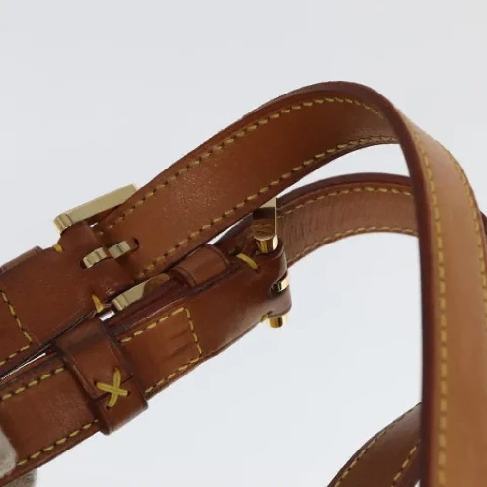 Louis Vuitton Vintage Pre-owned Leather backpacks Brown Dames