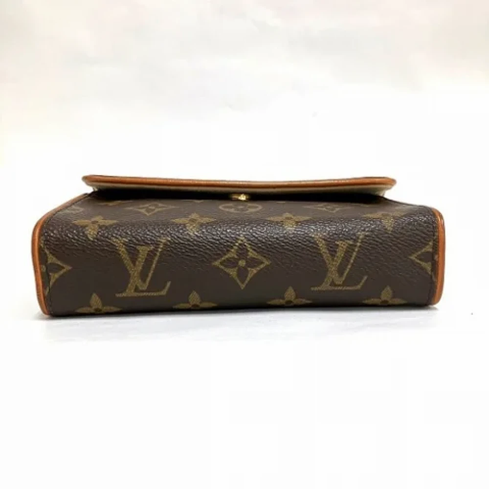 Louis Vuitton Vintage Pre-owned Fabric crossbody-bags Brown Dames