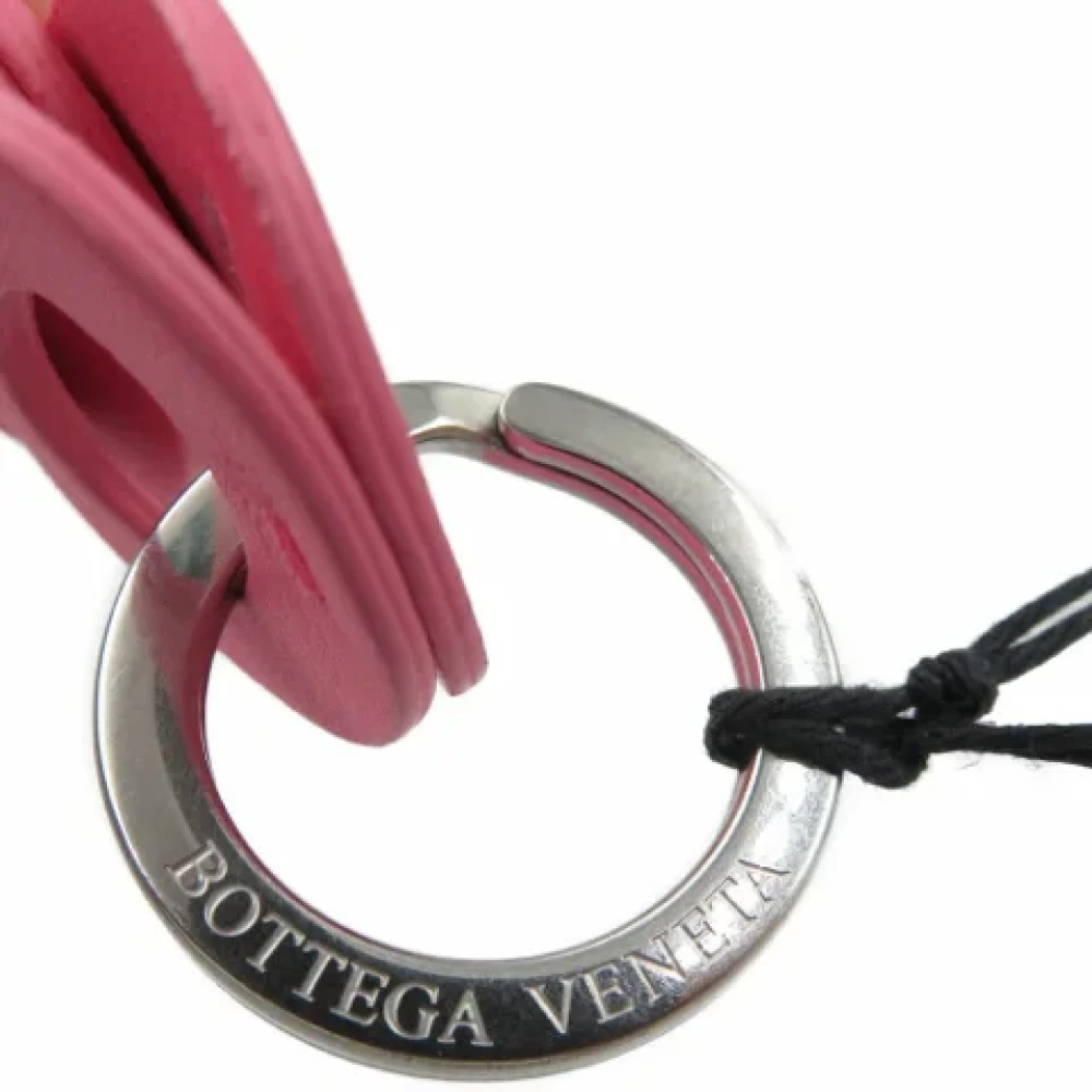 Bottega Veneta Vintage Pre-owned Leather key-holders Pink Dames