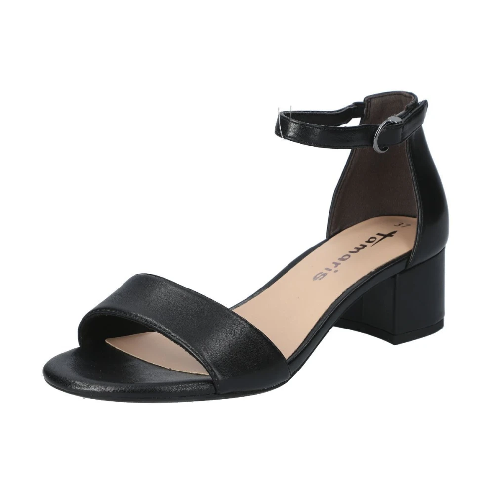 Tamaris Women's Black Sandals - High Heel Sandals - 5 Uk - Shoes