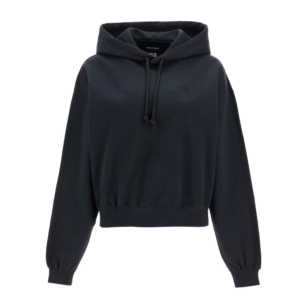 Y-3 Boxy Hoodie met capuchon Black Dames