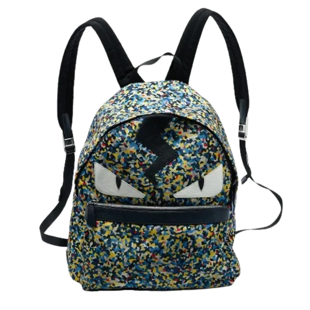 Fendi Vintage Pre-owned Nylon backpacks Multicolor Dames