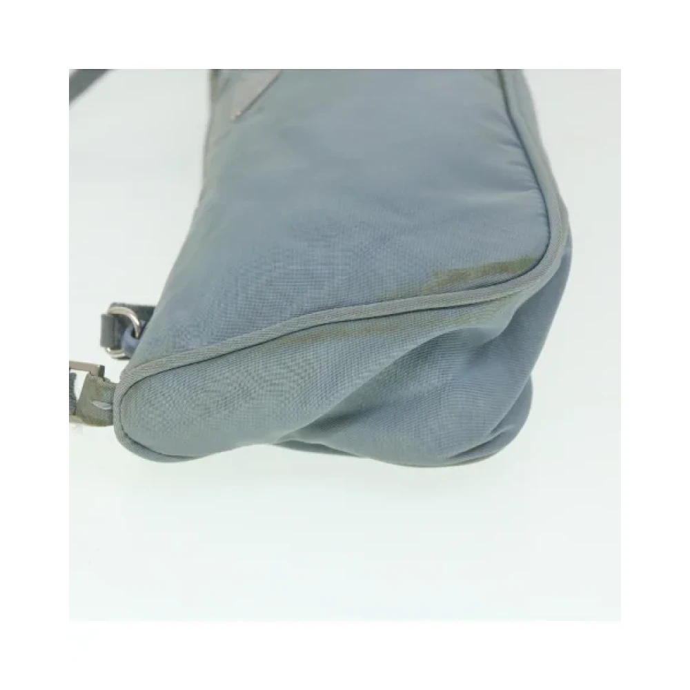 Prada Vintage Pre-owned Nylon prada-bags Blue Dames