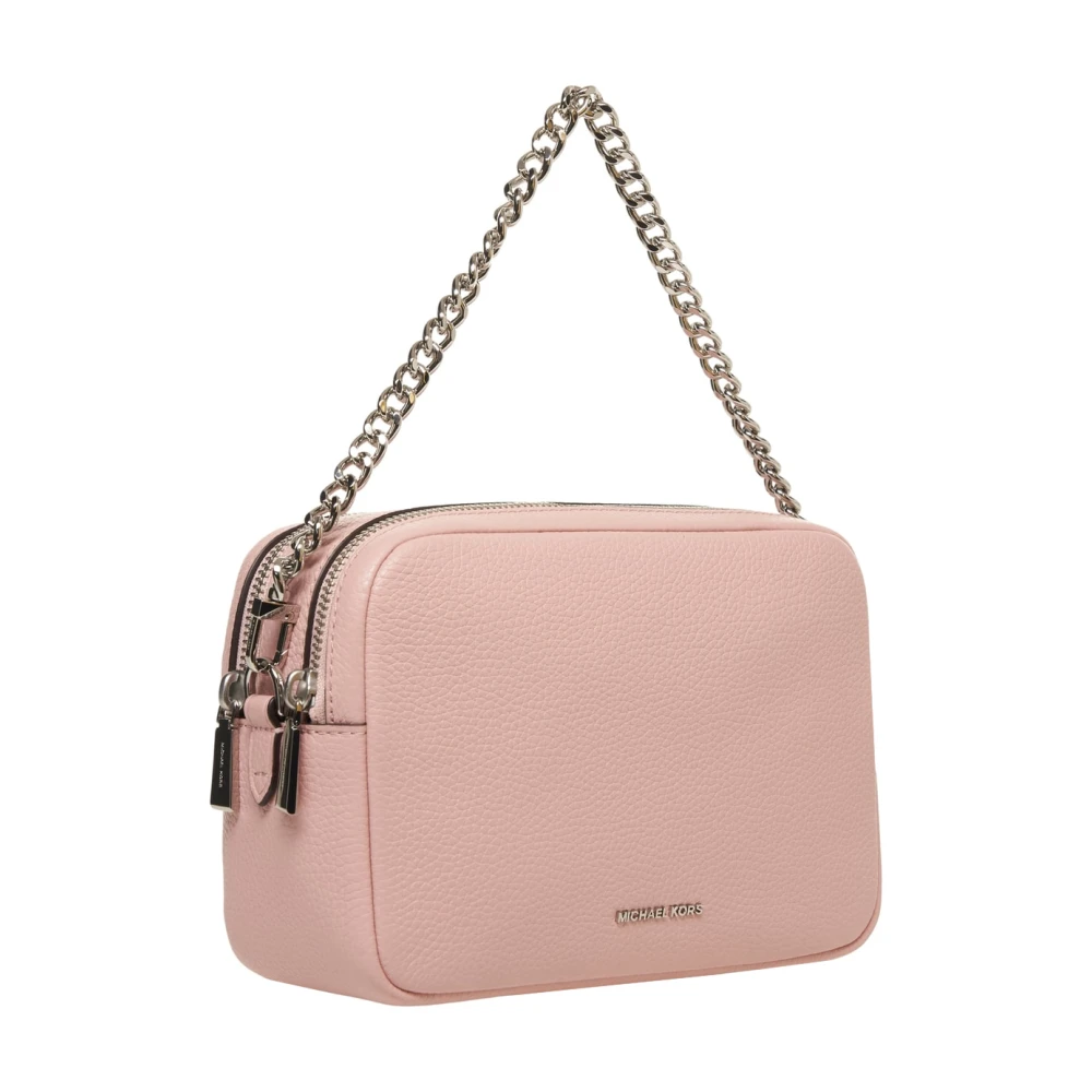 Michael Kors Roze Leren Crossbody Tas Pink Dames