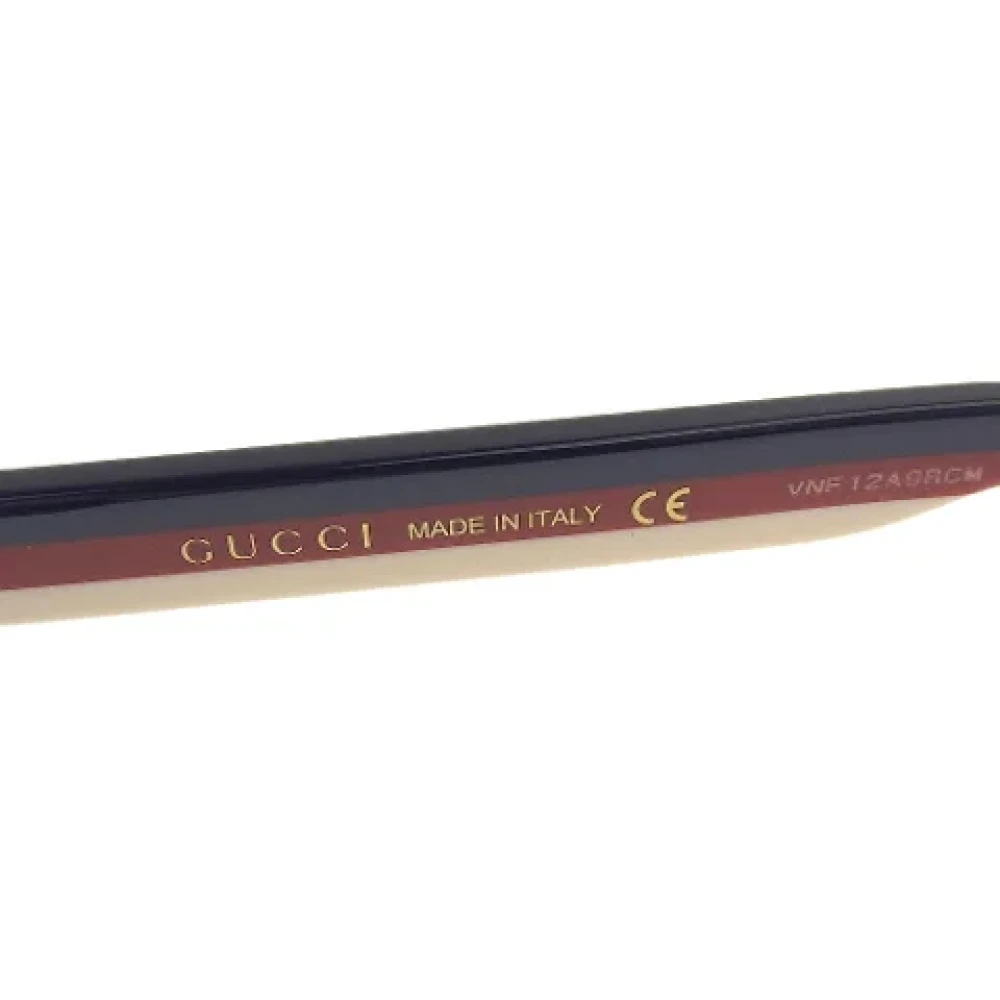 Gucci Vintage Pre-owned Plastic sunglasses Black Heren