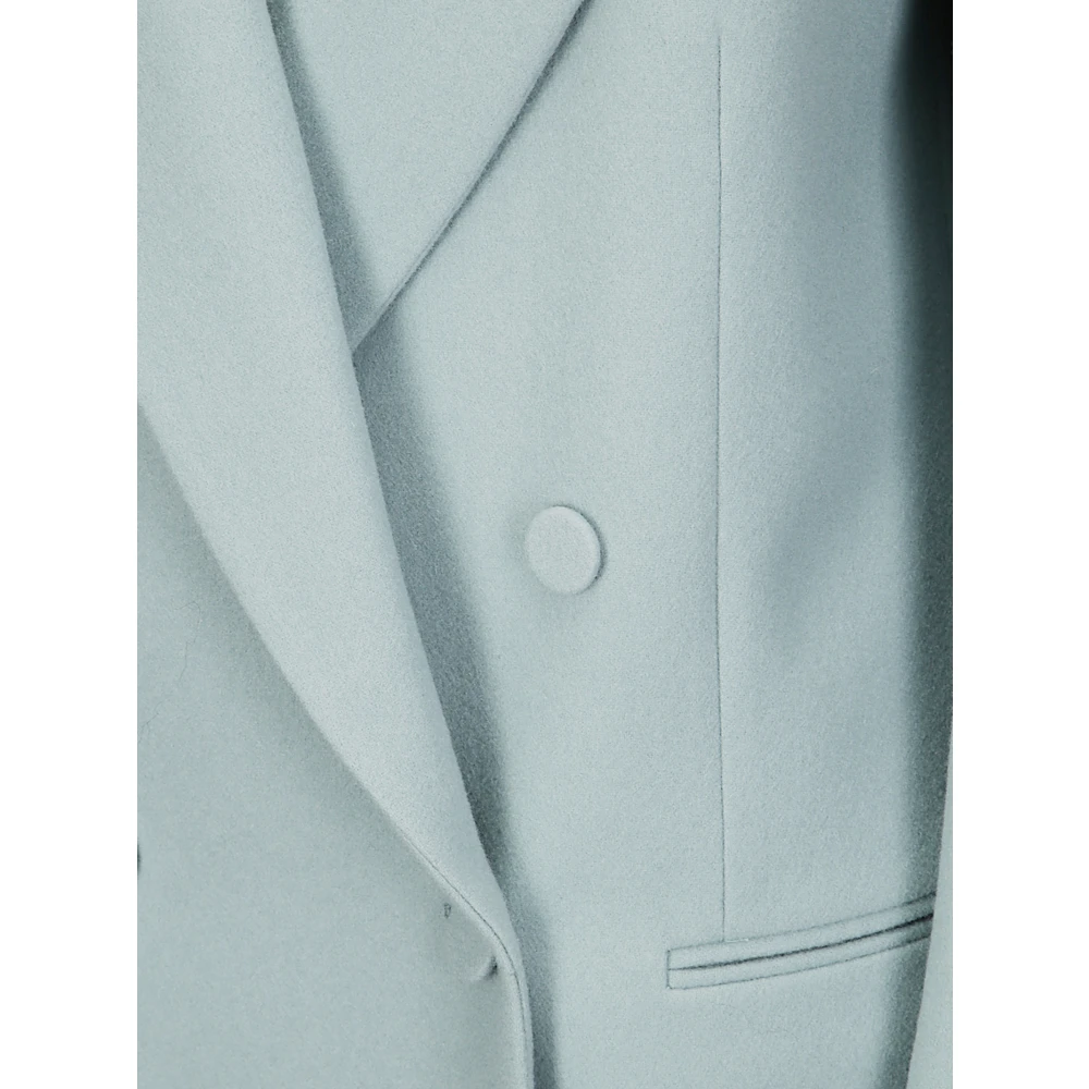 Dries Van Noten Stijlvolle Blink Jas Blue Dames