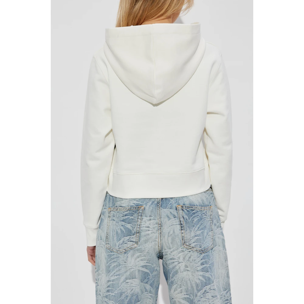 Palm Angels Hoodie White Dames