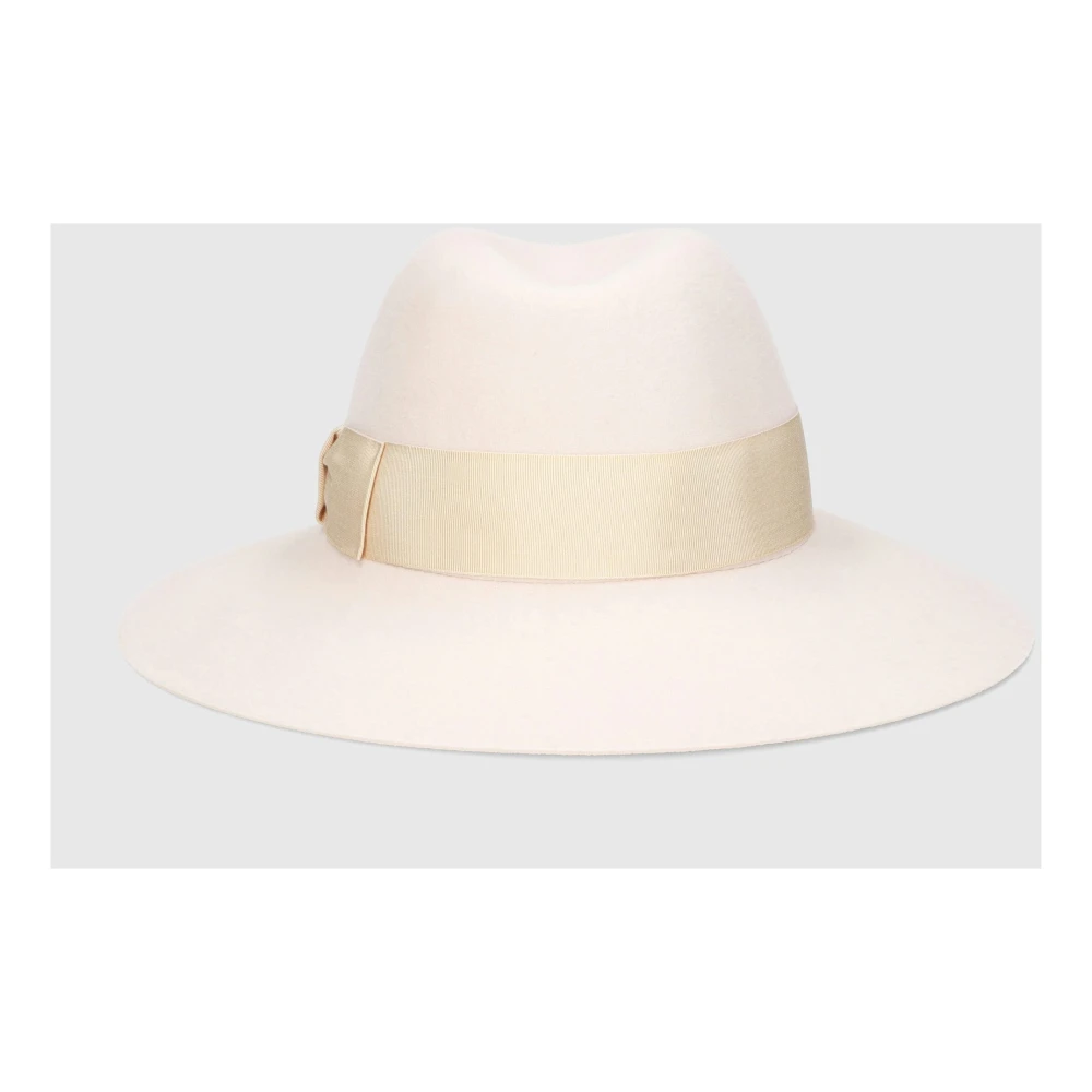 Borsalino Klassieke Vilthoed White Dames