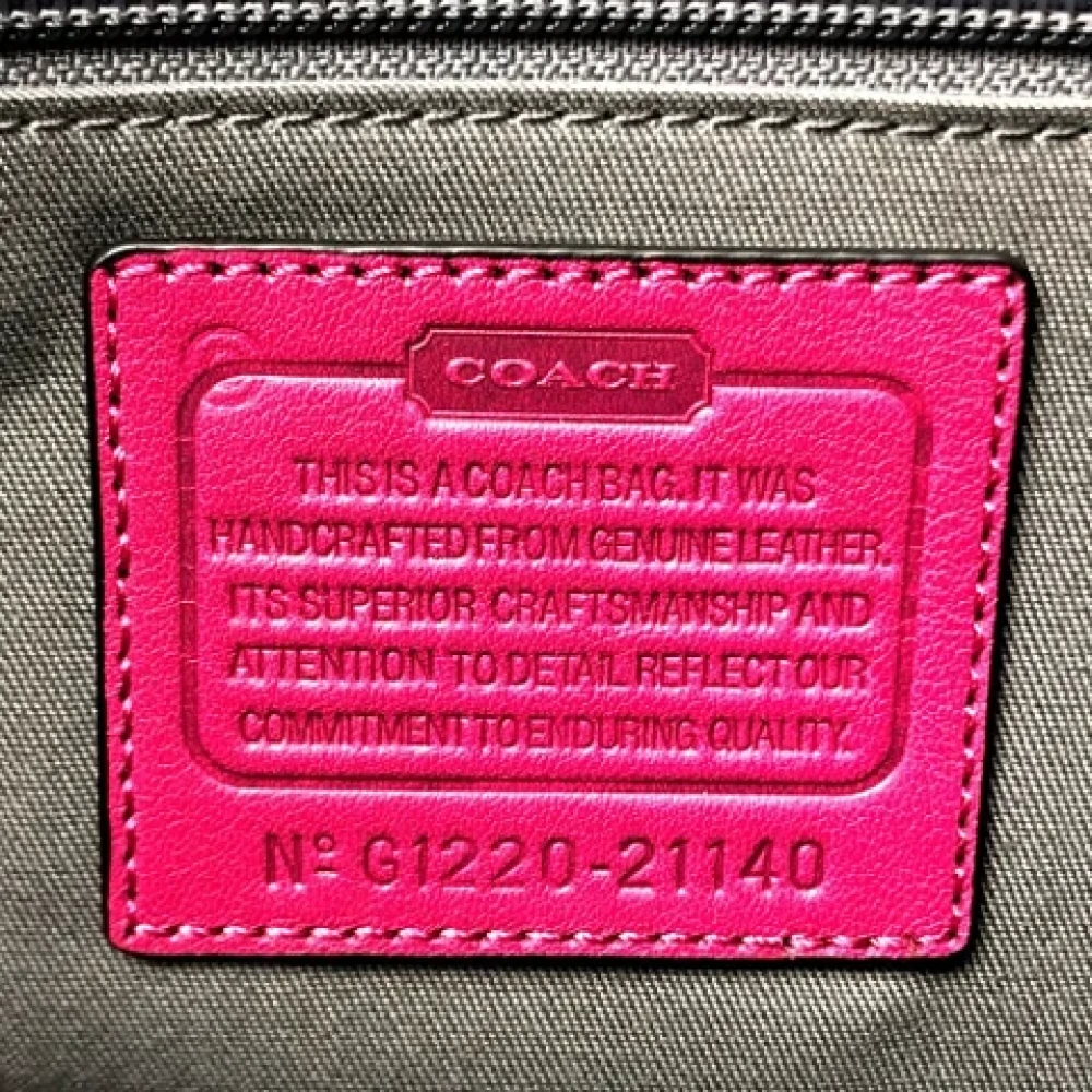 Coach Pre-owned Leather handbags Gray Dames