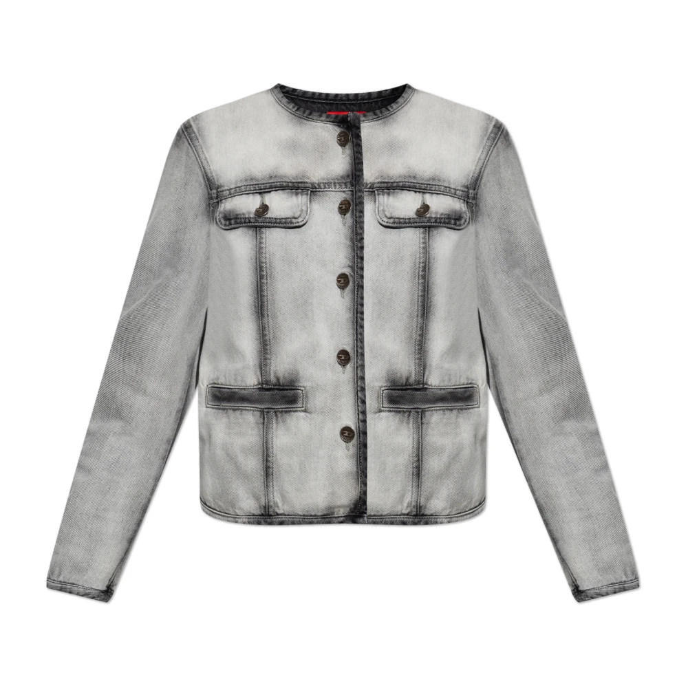 Diesel Donna Grigio - De-Grafy-Fsi Jacket - Jackets - M