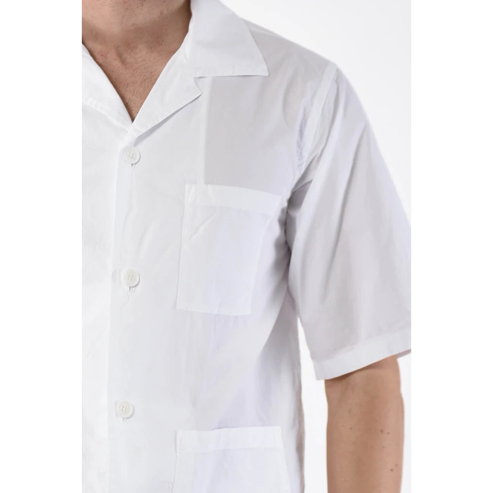 Aspesi Katoenen overhemd met knoopsluiting White Heren
