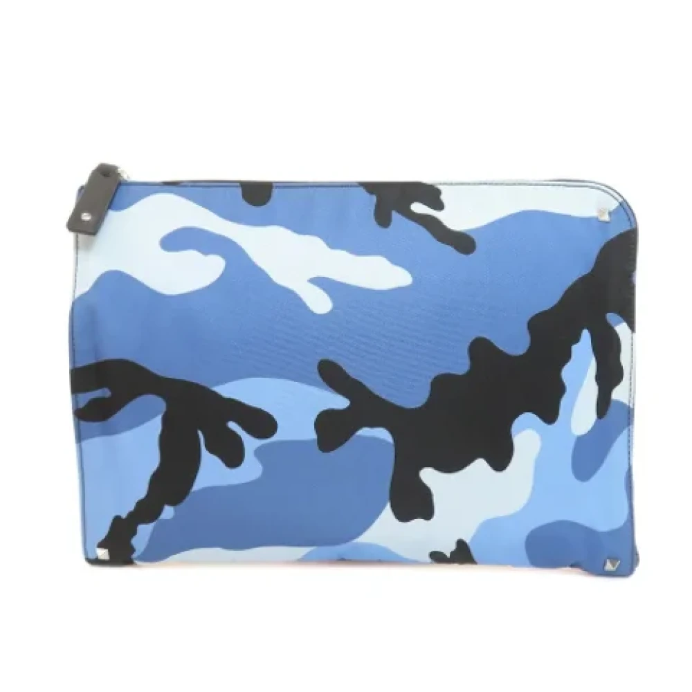 Valentino Vintage Pre-owned Nylon clutches Multicolor Dames