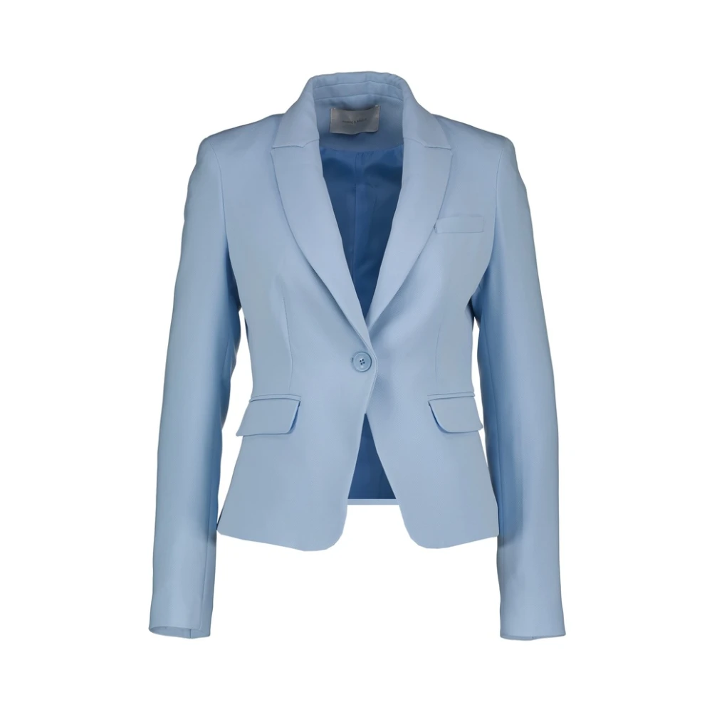 Amélie & Amélie Stijlvolle Blauwe Blazer Blue Dames