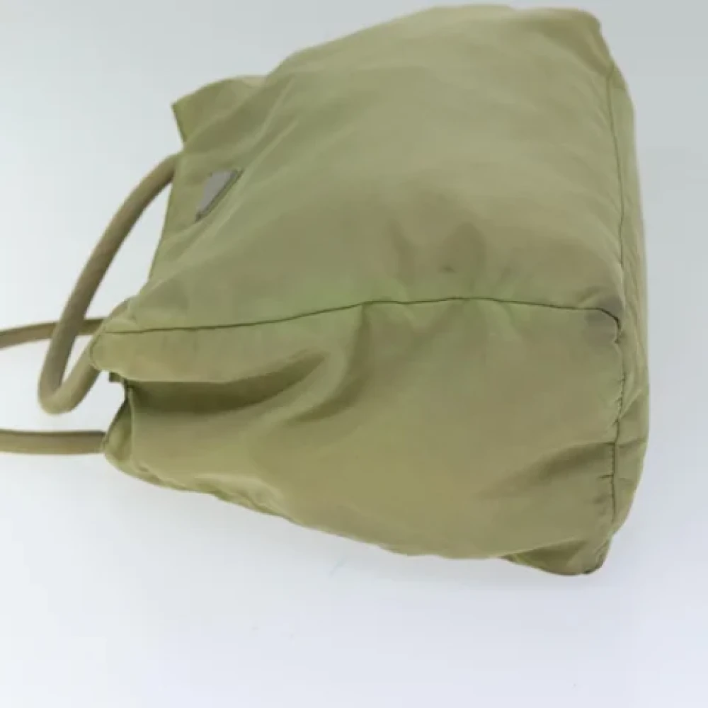 Prada Vintage Pre-owned Nylon totes Beige Dames