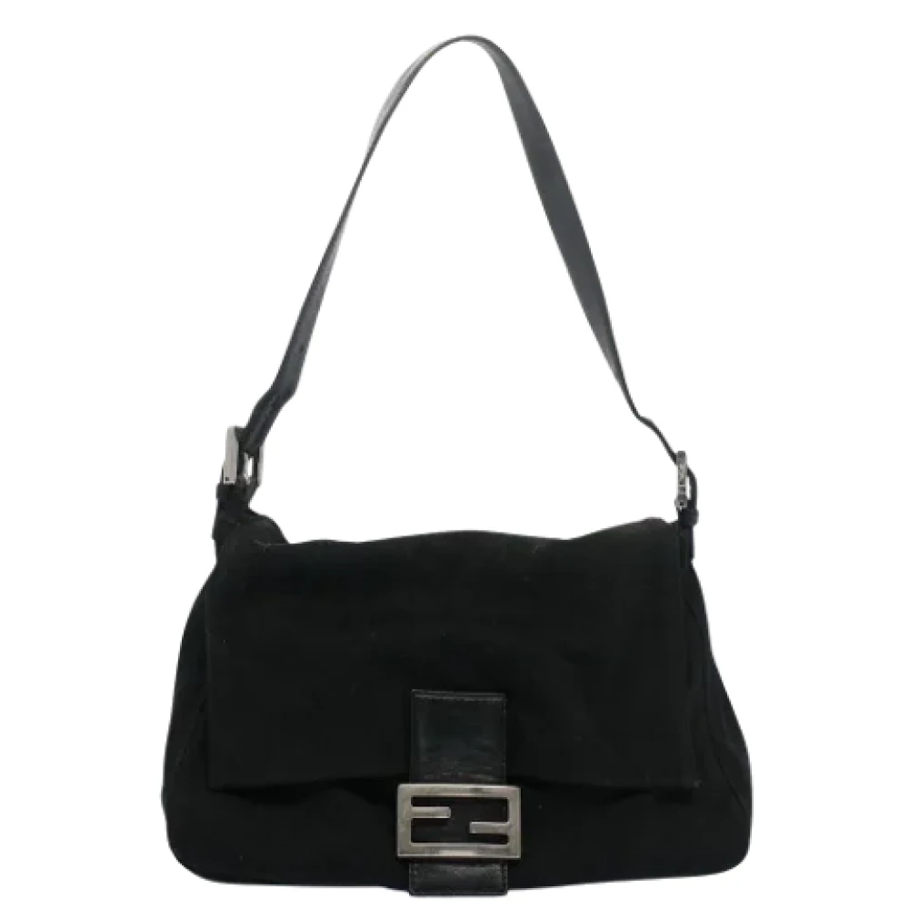 Fendi Vintage Pre-owned Suede fendi-bags Black Dames