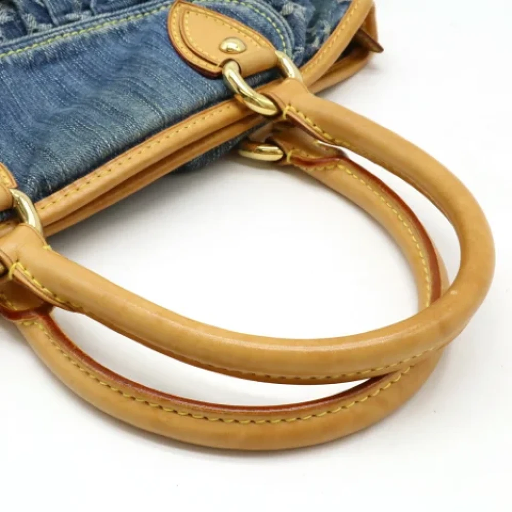 Louis Vuitton Vintage Pre-owned Denim louis-vuitton-bags Blue Dames