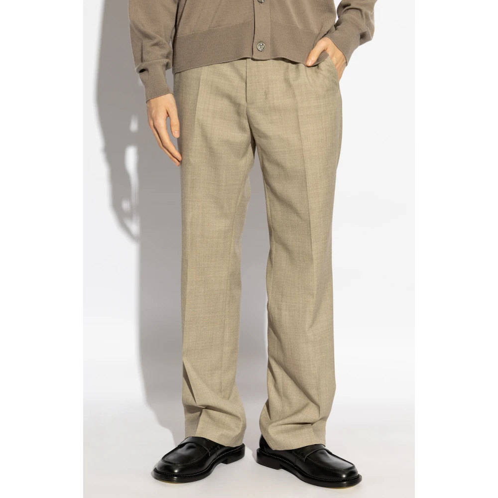 Ami Paris Wollen broek Beige Heren