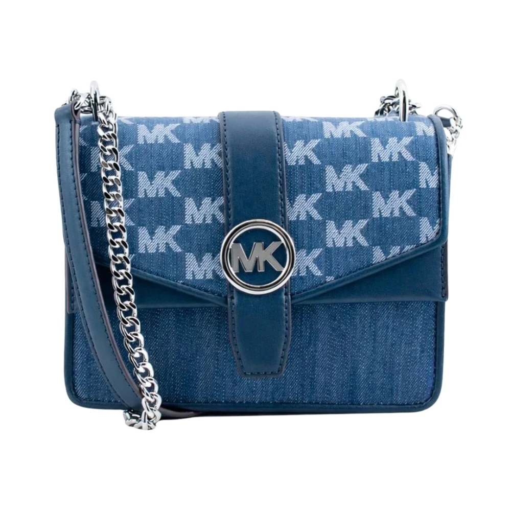 Michael Kors Women's Blue Greenwich Crossbody Bag