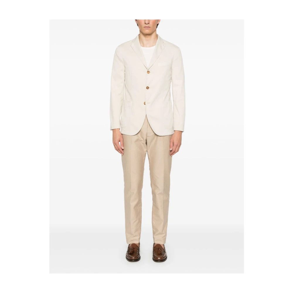 Boglioli Zwarte herenjas Beige Heren