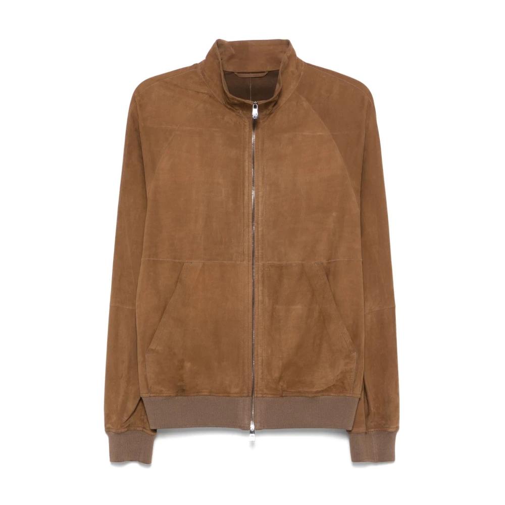 Jackets > Leather Jackets - - Corneliani - Modalova