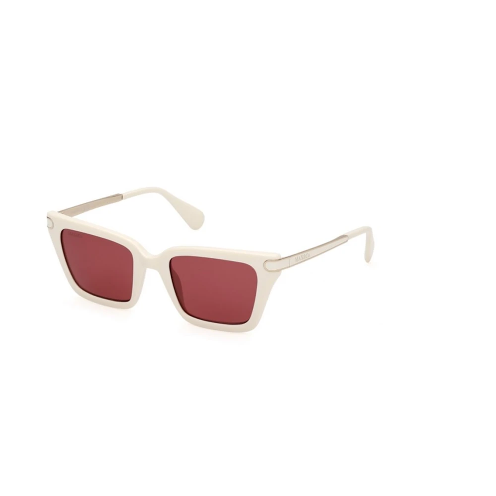 Max & Co White Sunglasses, Female, 50 Mm, Bordeaux Sunglasses