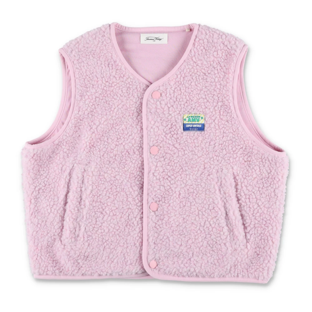 American Vintage Women's Pink Hoktown Vest - Waistcoats - Xl - Jackets