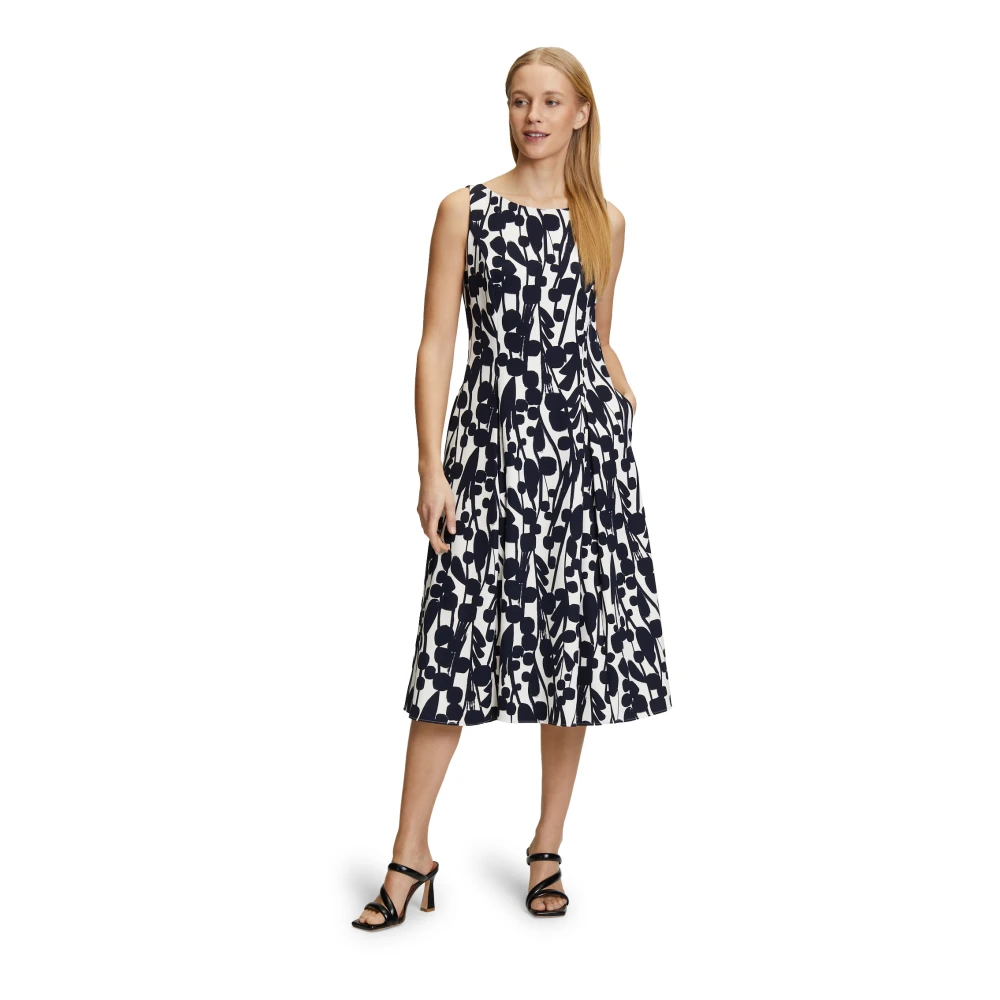 Vera Mont Grafische Print Cocktailjurk Multicolor Dames