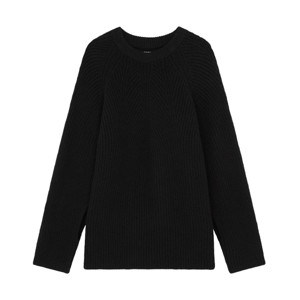 Loulou Studio Zwarte Kawa Cashmere Sweater Black Dames