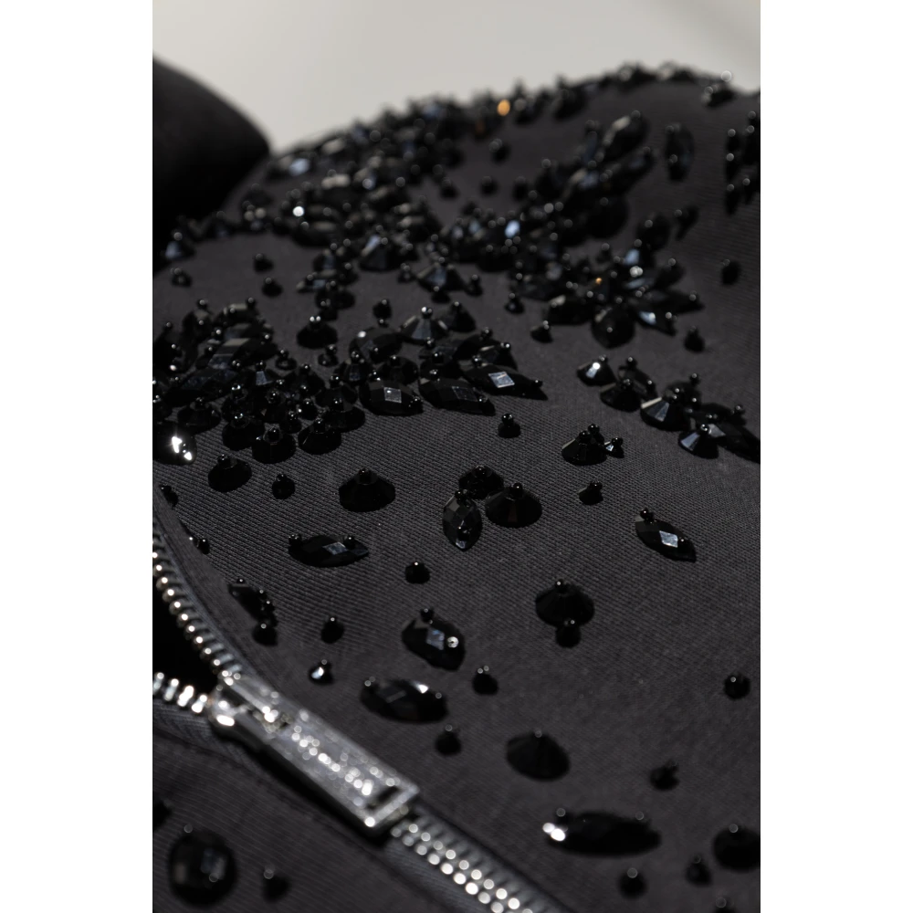 Dsquared2 Sweatshirt met kristallen Black Heren