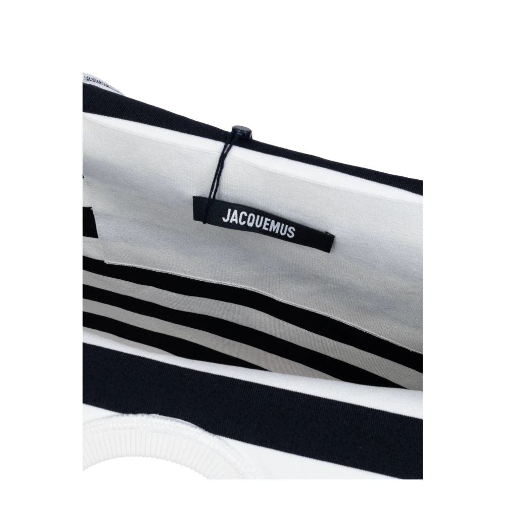 Jacquemus Marcel shopper tas White Unisex