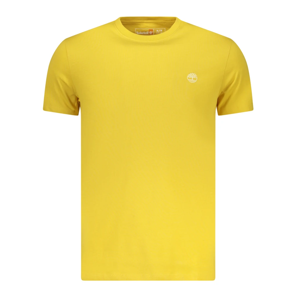 Timberland Yellow Short-Sleeved T-Shirt - Male - T-Shirts - S - Tops