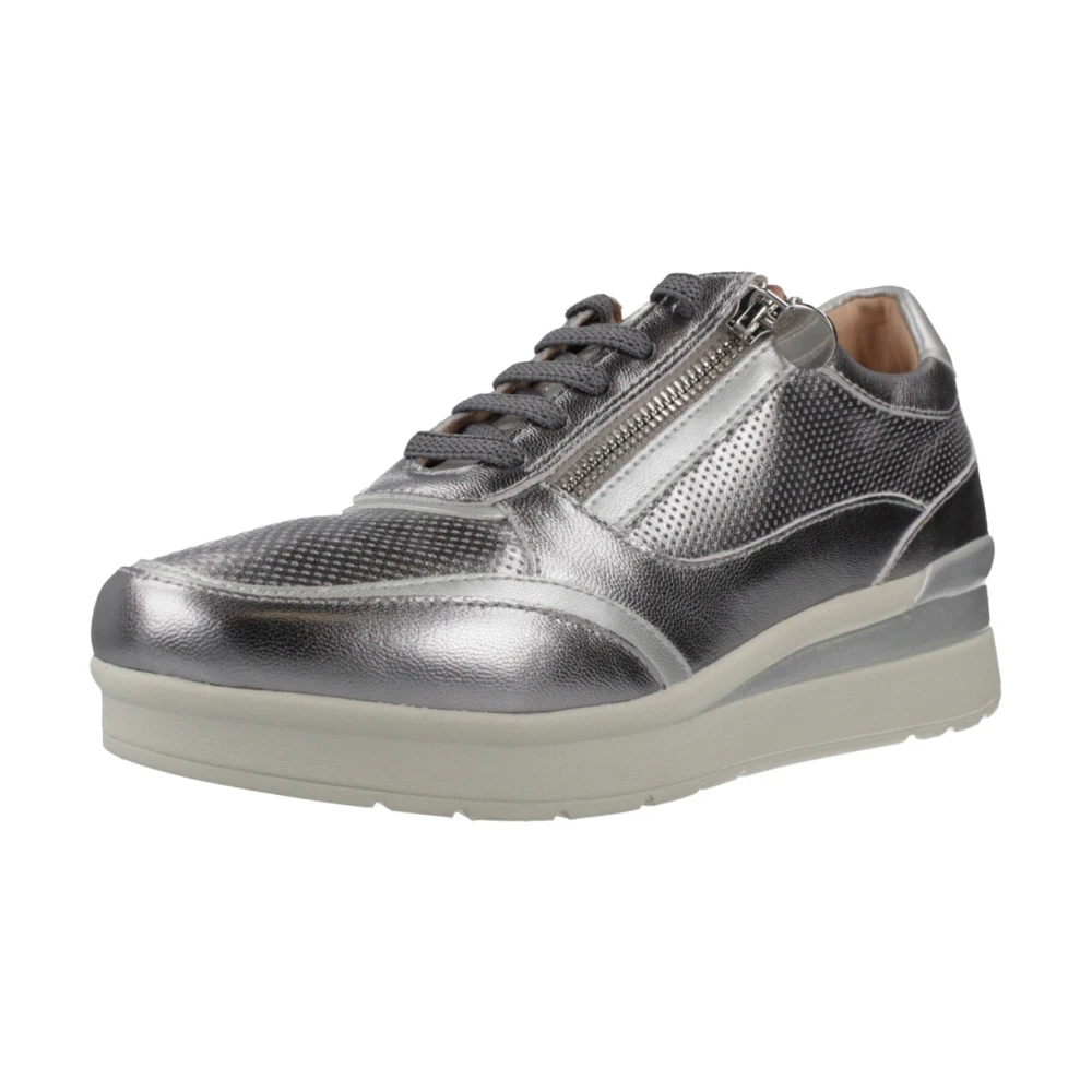 Stonefly Damen Grau Cream 52 Zip Schuh