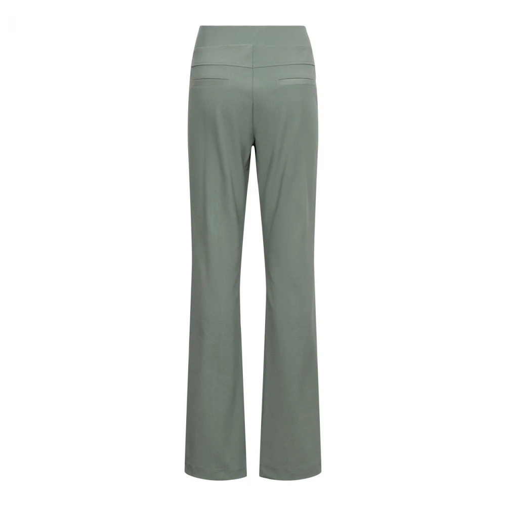 &Co Woman Wijde Broek Zomerse Stijl Green Dames