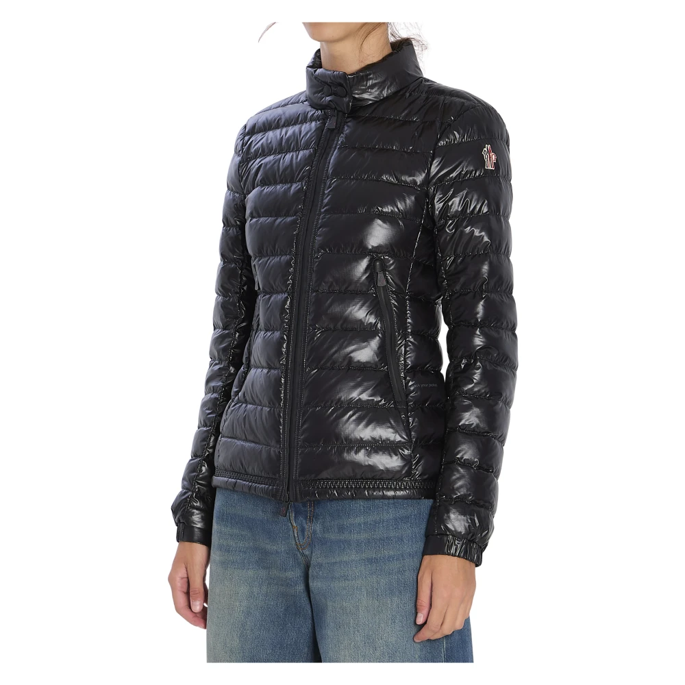 Moncler , Winter Jackets, Female, Black, Xs, Packable Nylon Down Jacket