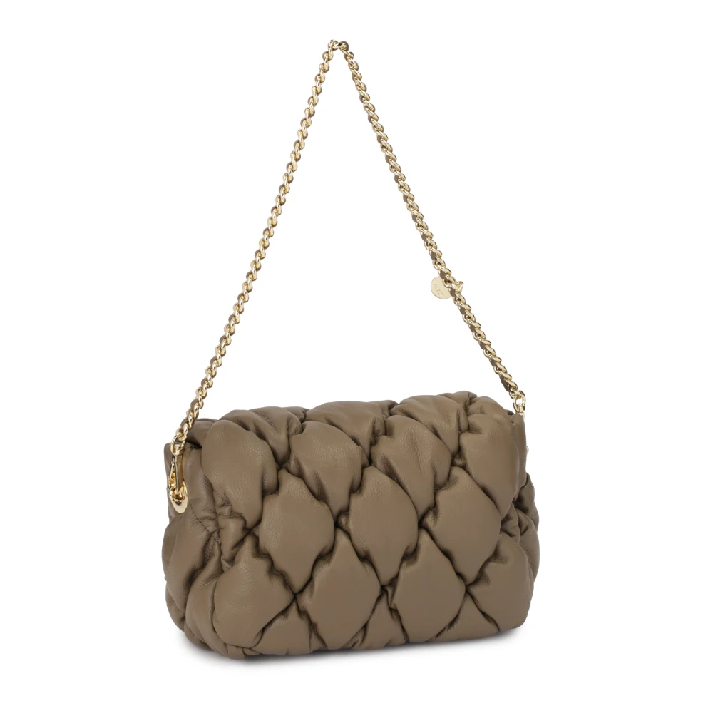 Kazar Zachte gewatteerde handtas in taupe kleur Beige Dames