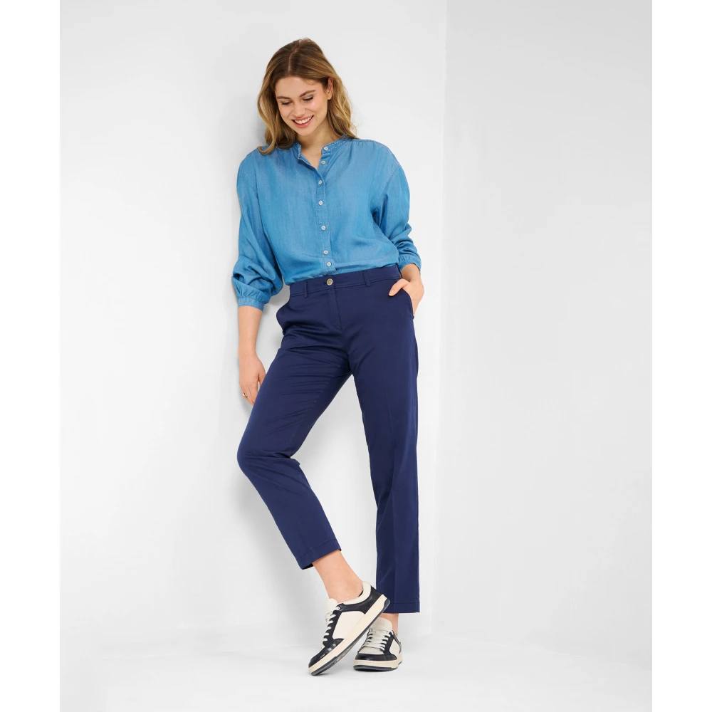 BRAX Slim-fit Trousers Blue Dames