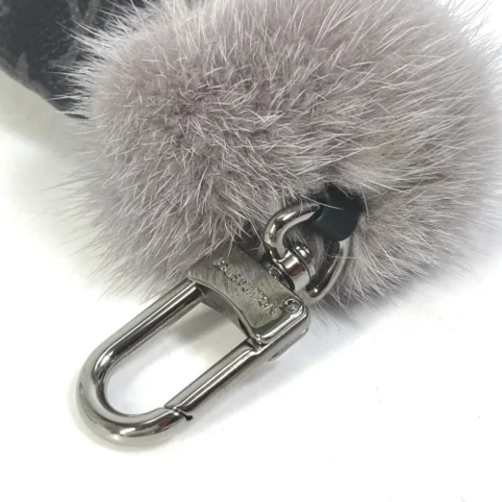 Louis Vuitton Vintage Pre-owned Fabric key-holders Black Heren