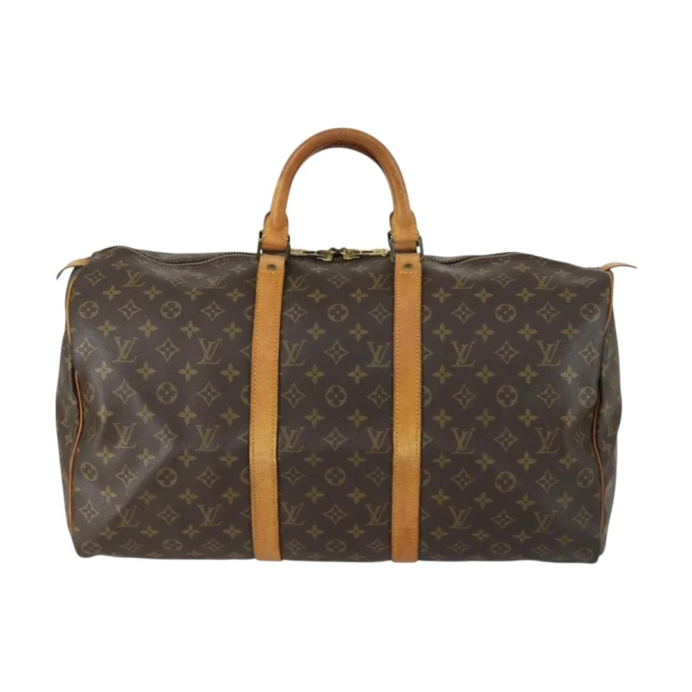 Louis Vuitton Vintage Women's Brown Pre-Owned Keepall Travel Bag