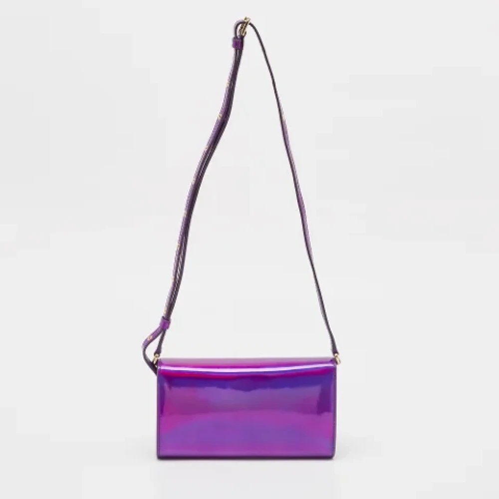 Dolce & Gabbana Pre-owned Fabric shoulder-bags Purple Dames