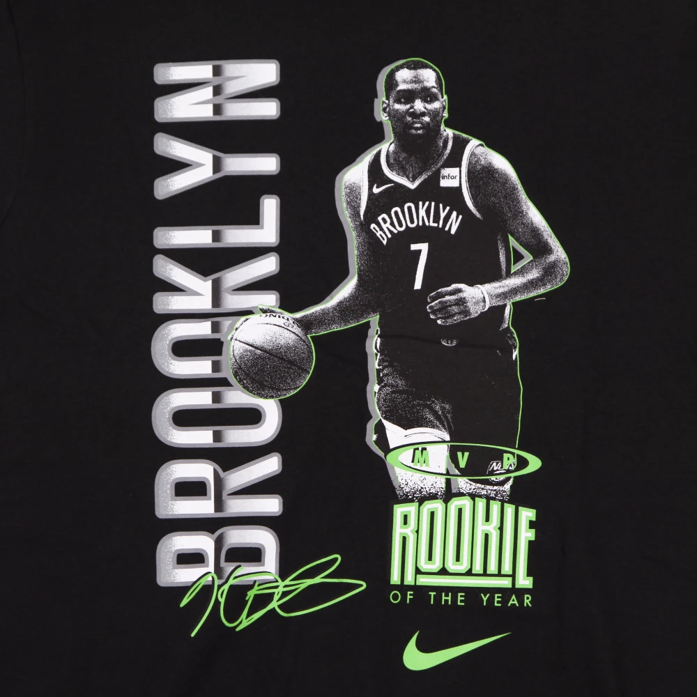 Nike Kevin Durant MVP T-shirt Brooklyn Nets Black Heren